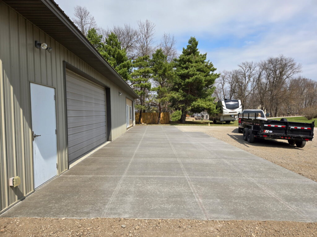 Sheds and Slabs project by Becker Concrete