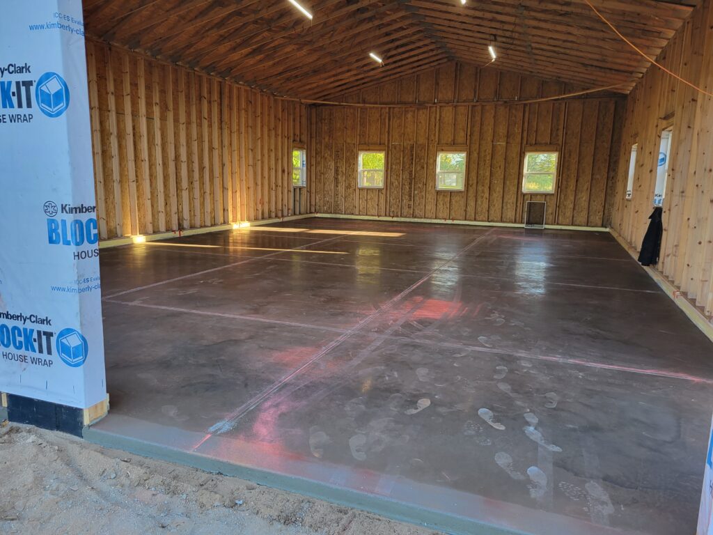 Sheds and Slabs project by Becker Concrete
