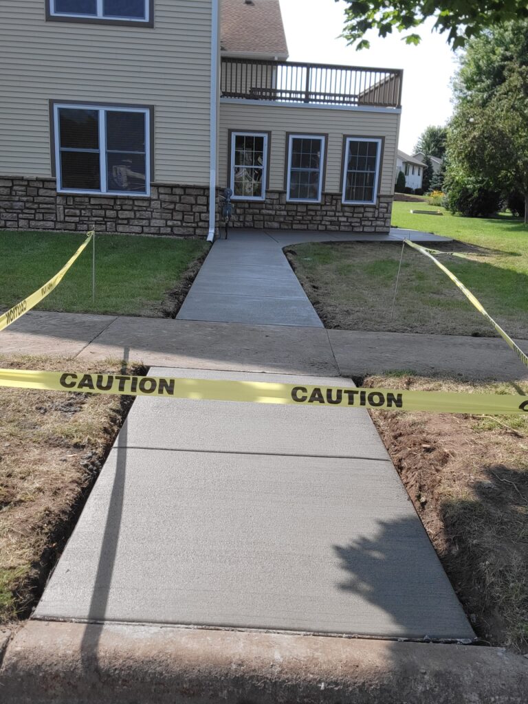 Stairs and Sidewalks project by Becker Concrete