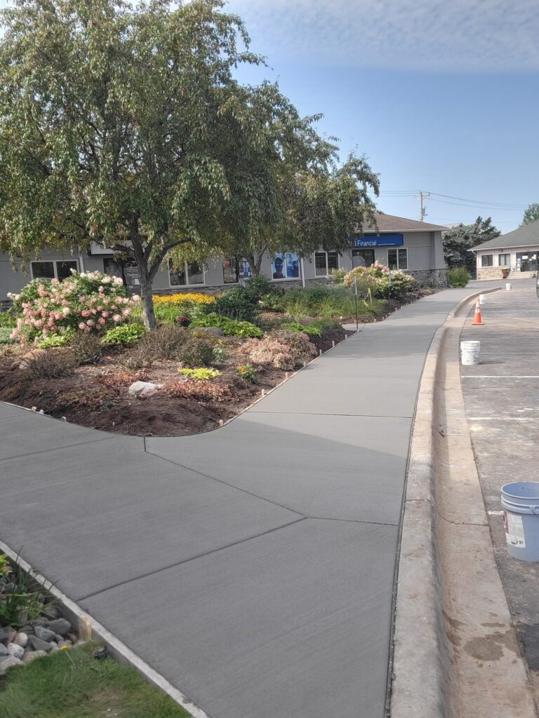 Stairs and Sidewalks project by Becker Concrete