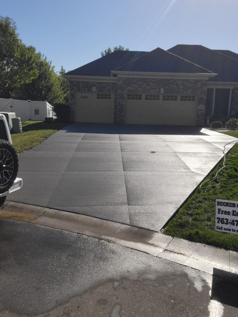 Driveways project by Becker Concrete