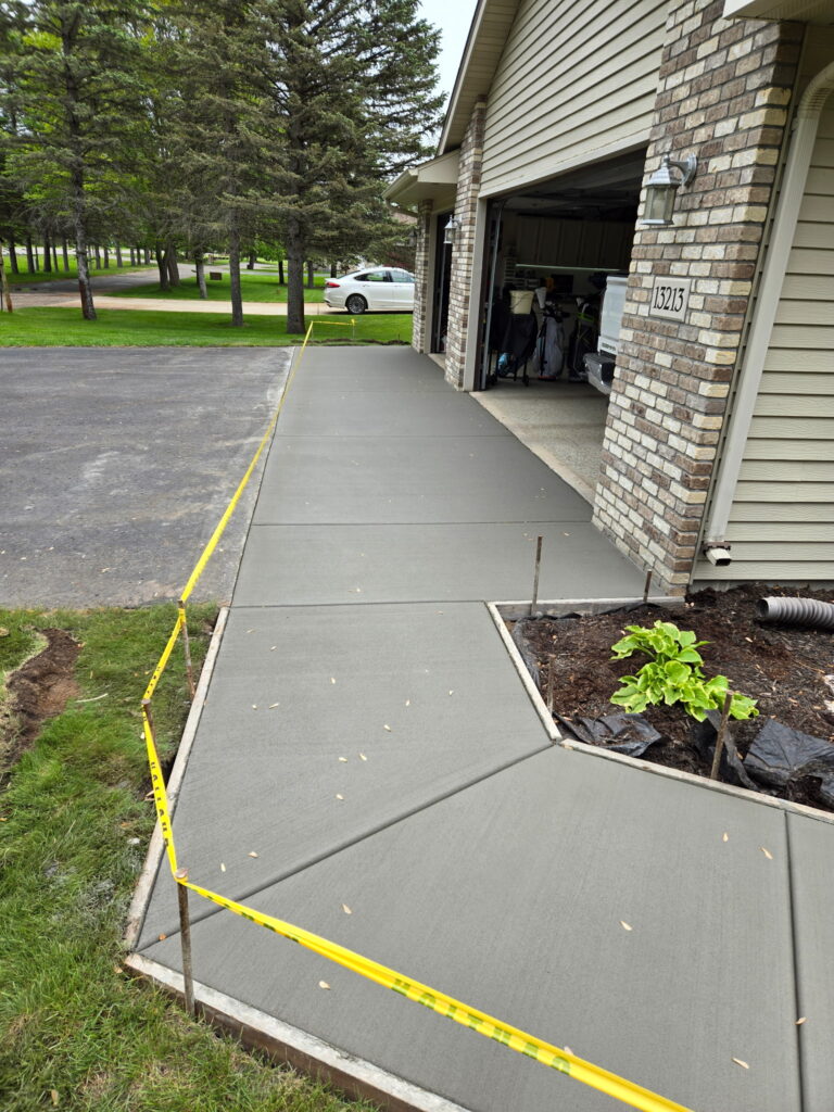 Stairs and Sidewalks project by Becker Concrete