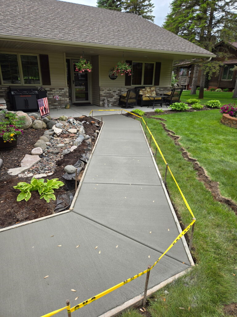 Stairs and Sidewalks project by Becker Concrete