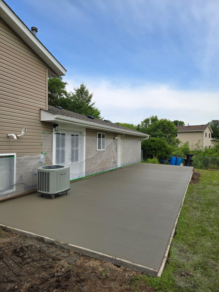 Patios project by Becker Concrete