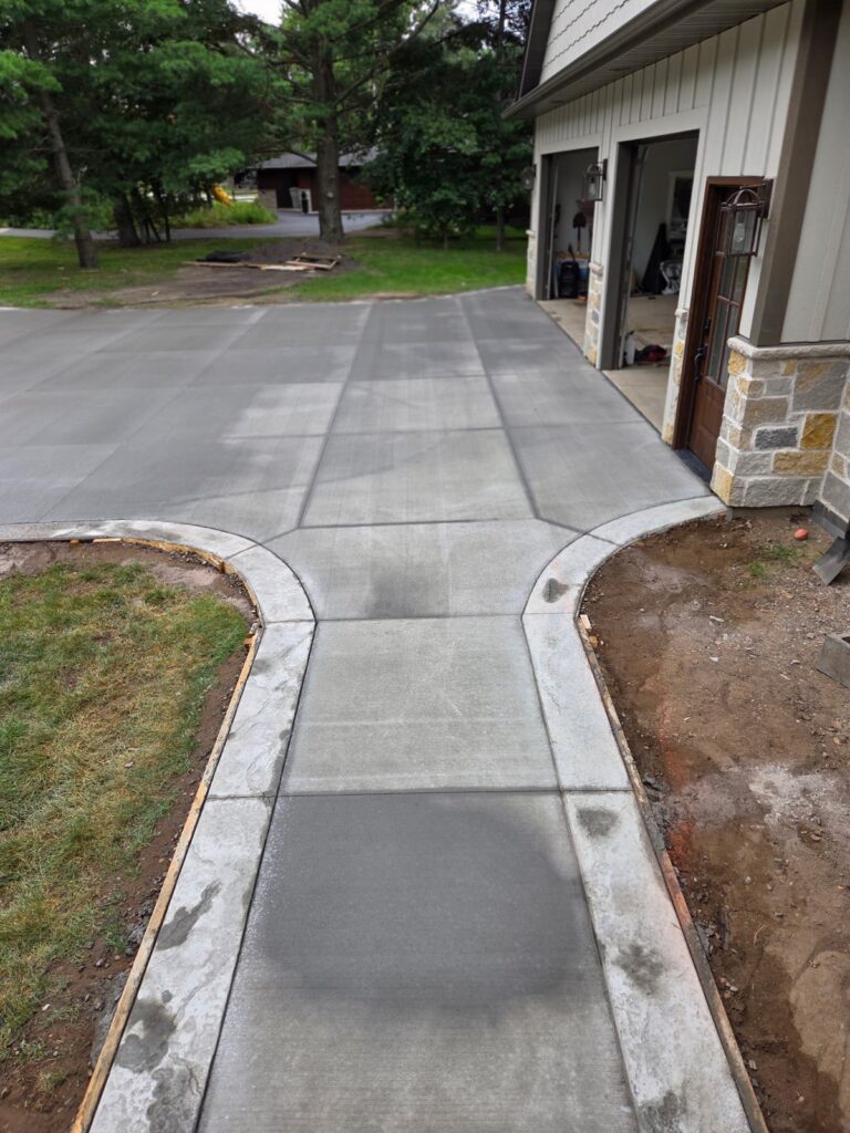 Stairs and Sidewalks project by Becker Concrete
