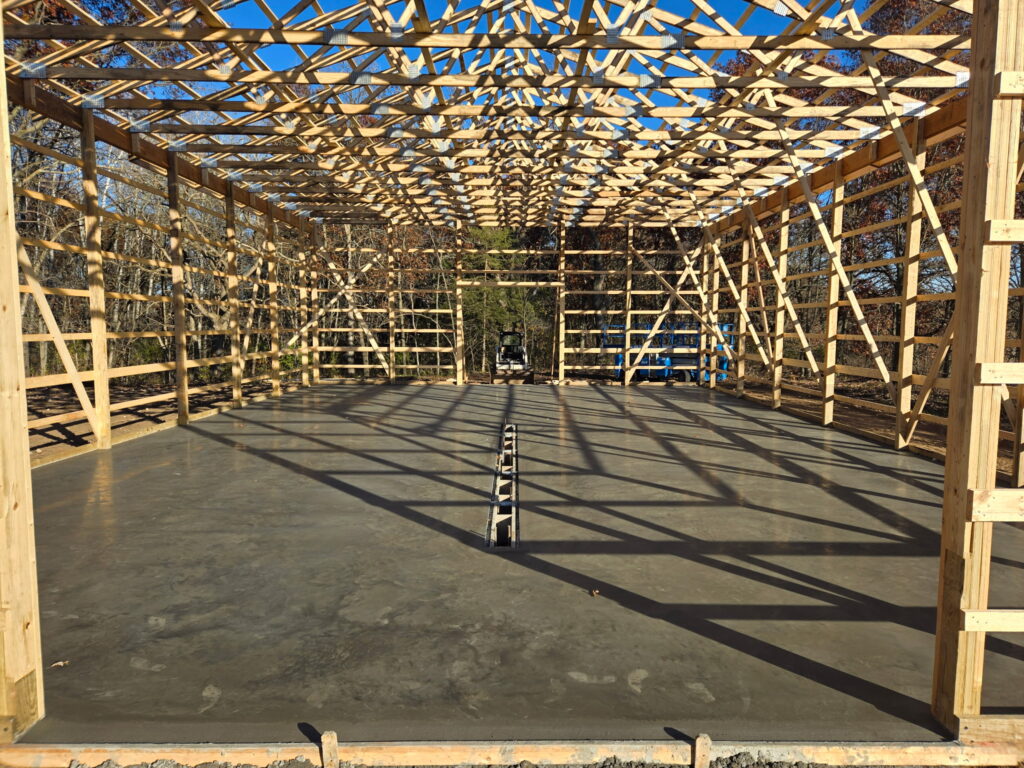 Sheds and Slabs project by Becker Concrete