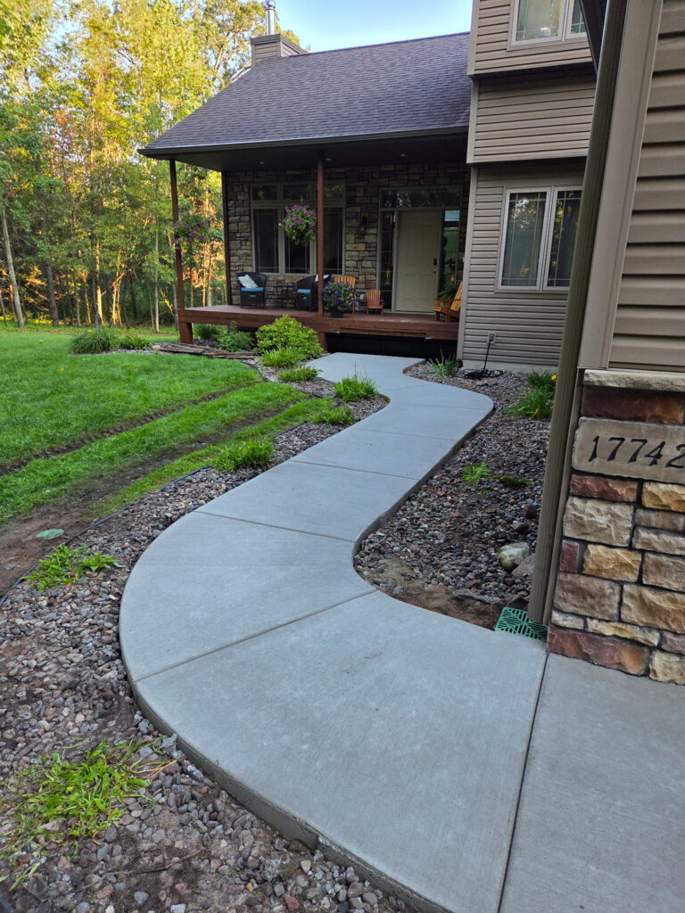 Stairs and Sidewalks project by Becker Concrete